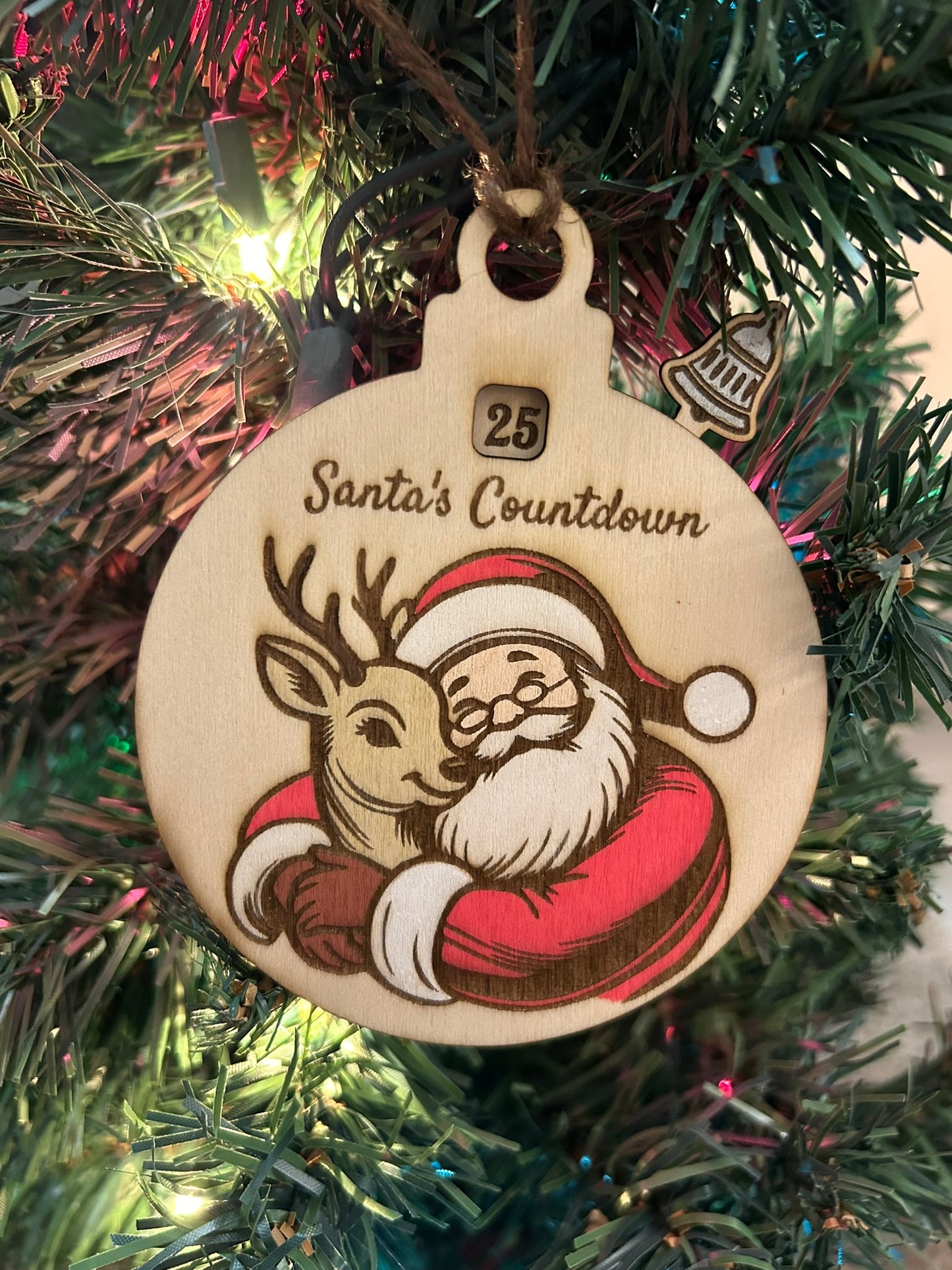 Santa's Countdown Ornament