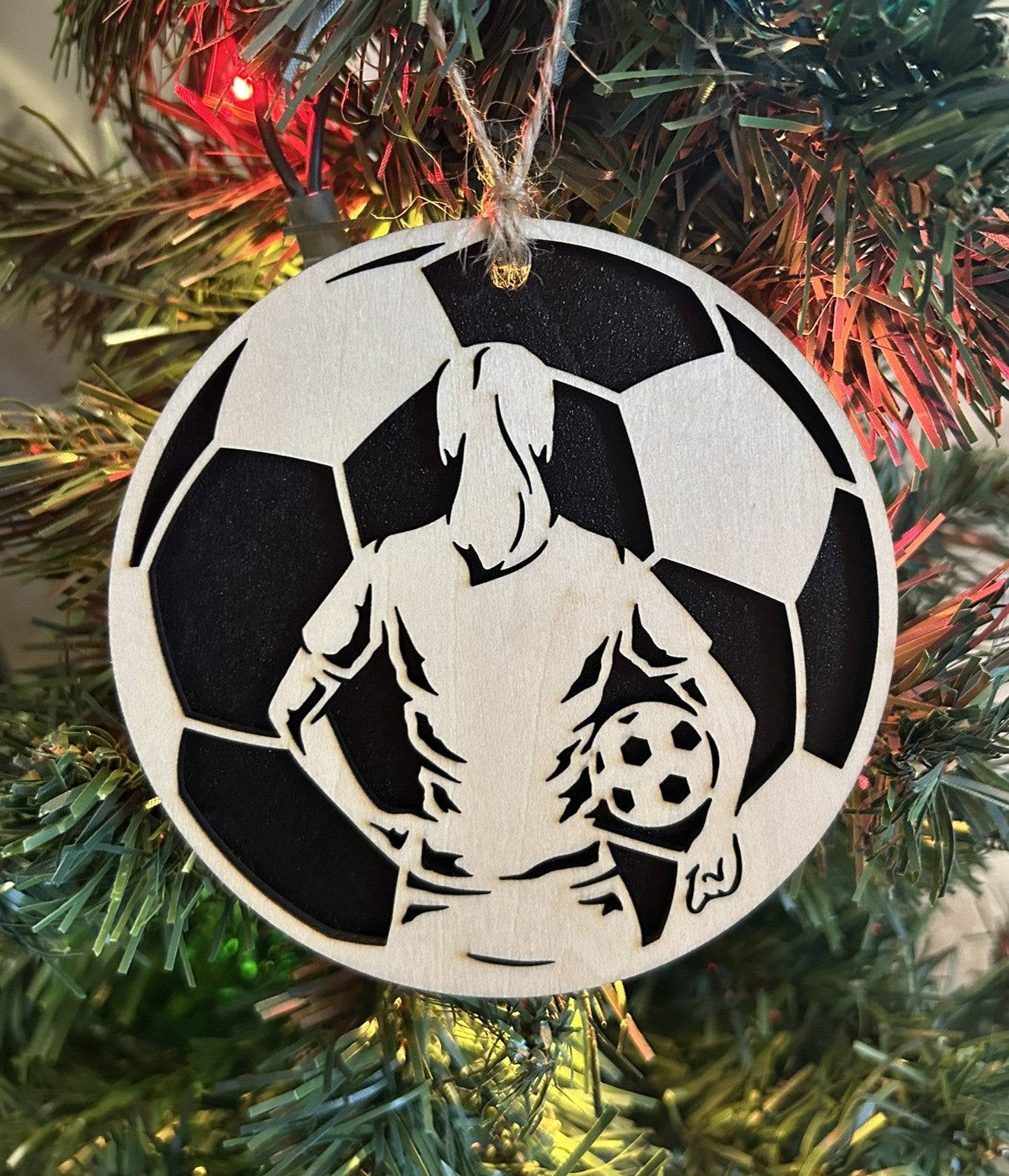 Soccer Player Ornament