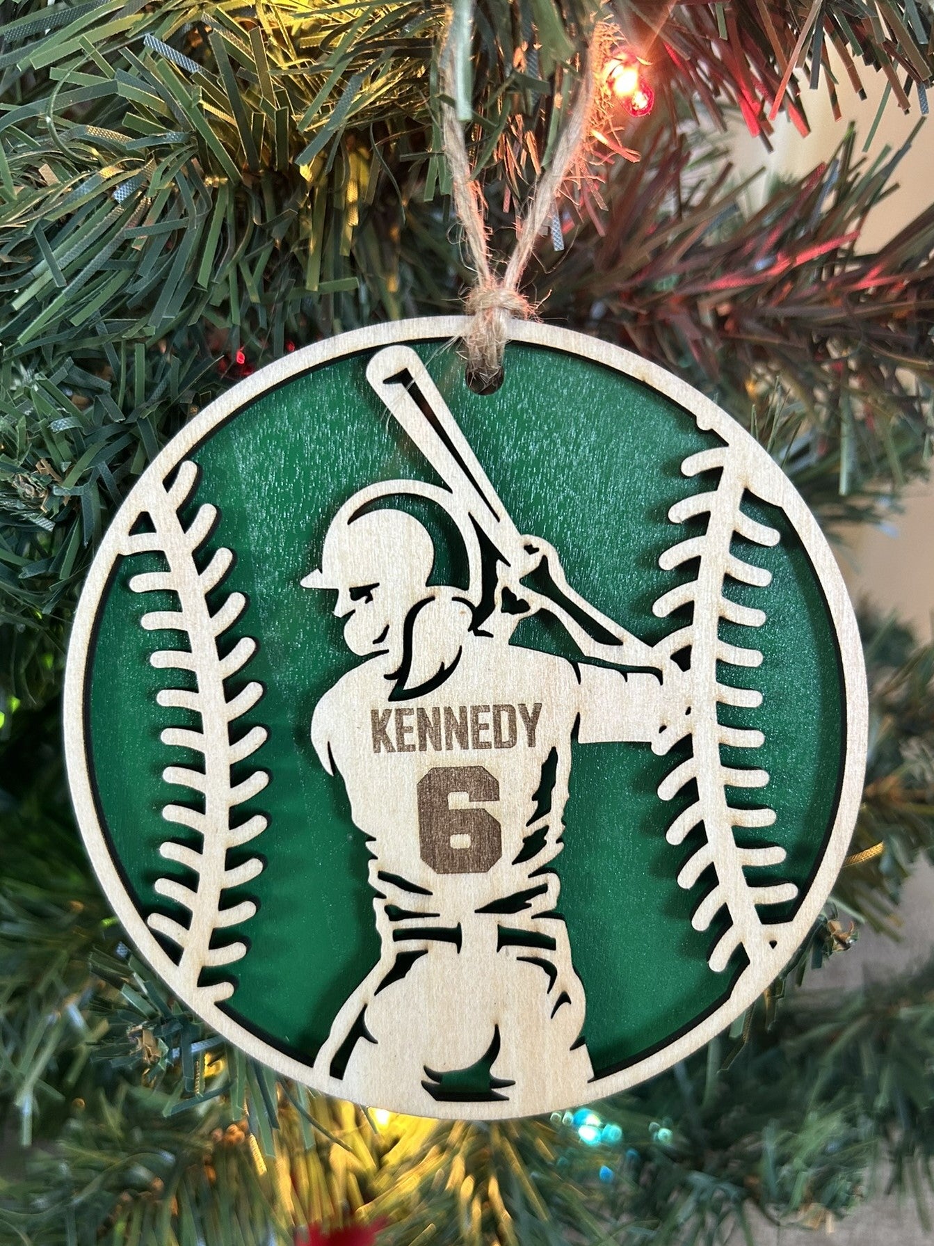 Baseball / Softball Player Ornament