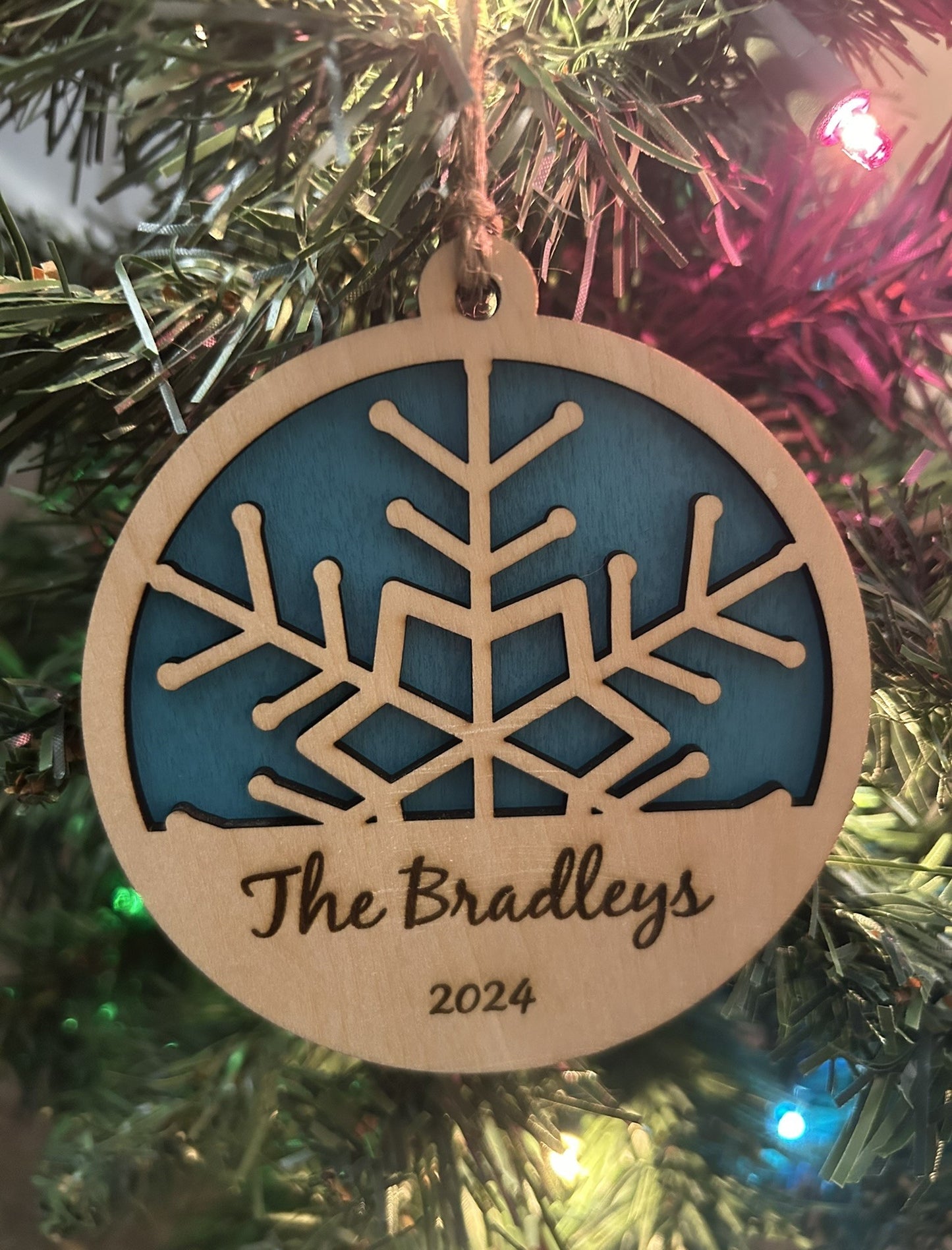 Personalized Snowflake Ornament