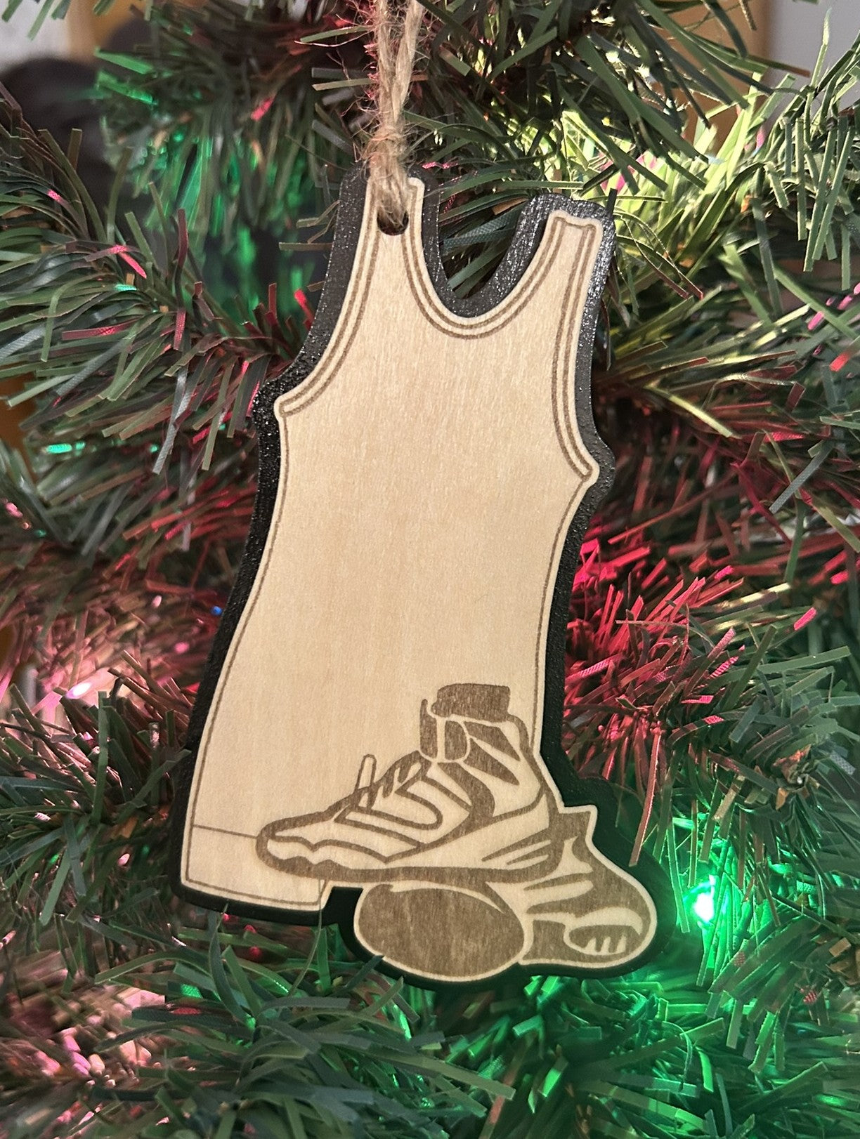 Wrestling Singlet Ornament