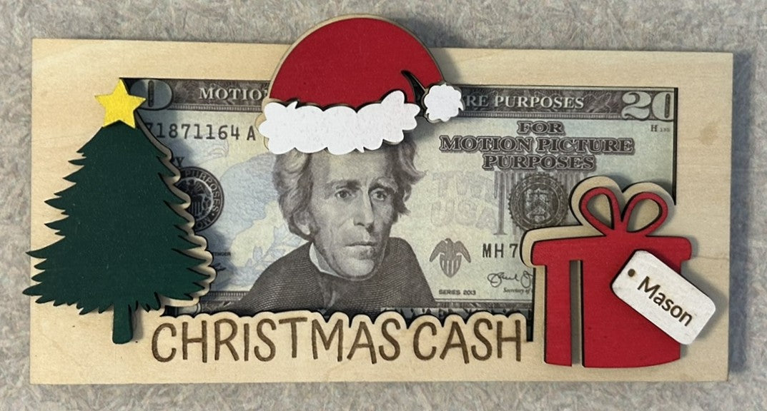 Christmas Cash Money Holder
