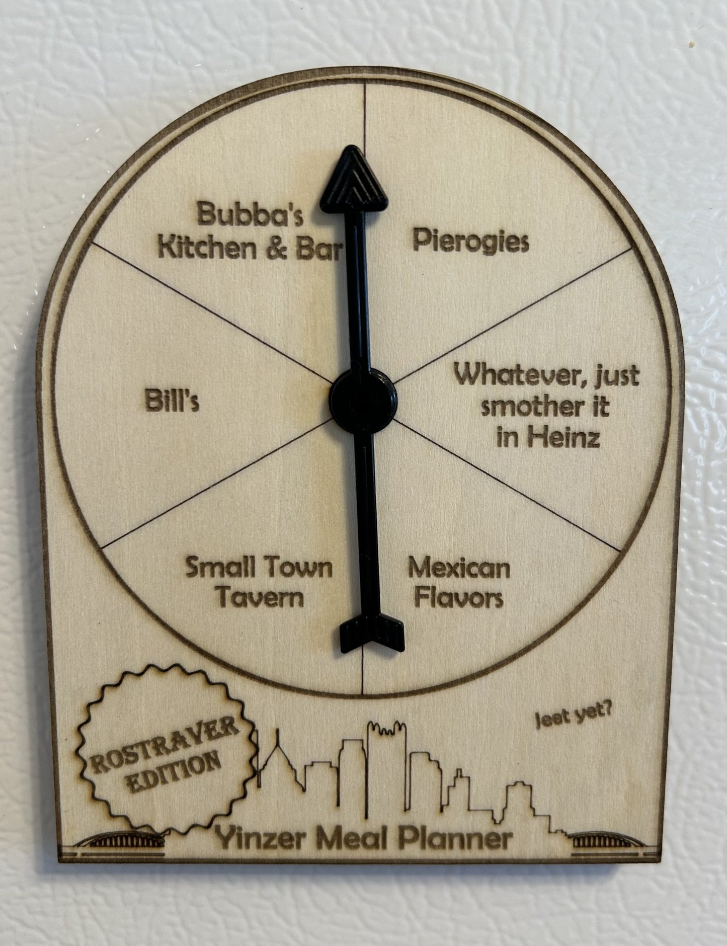 Meal Planner Spinner Magnets