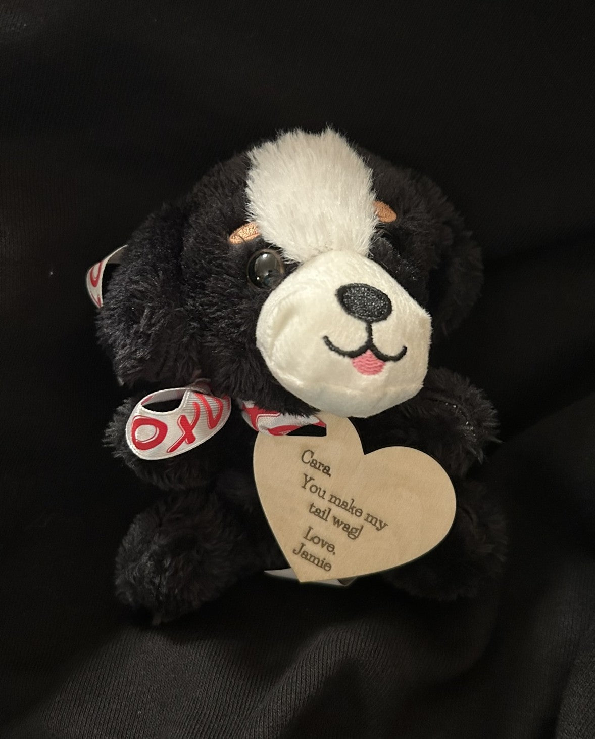 Mini Plush With Personalized Heart