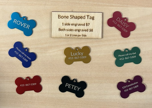 Bone Shaped Tag